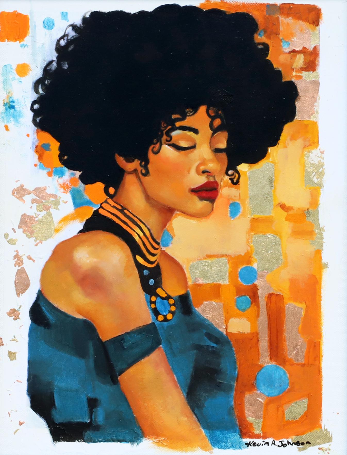 In The Moment - Realist Mixed Media Art by Kevin A. Johnson
