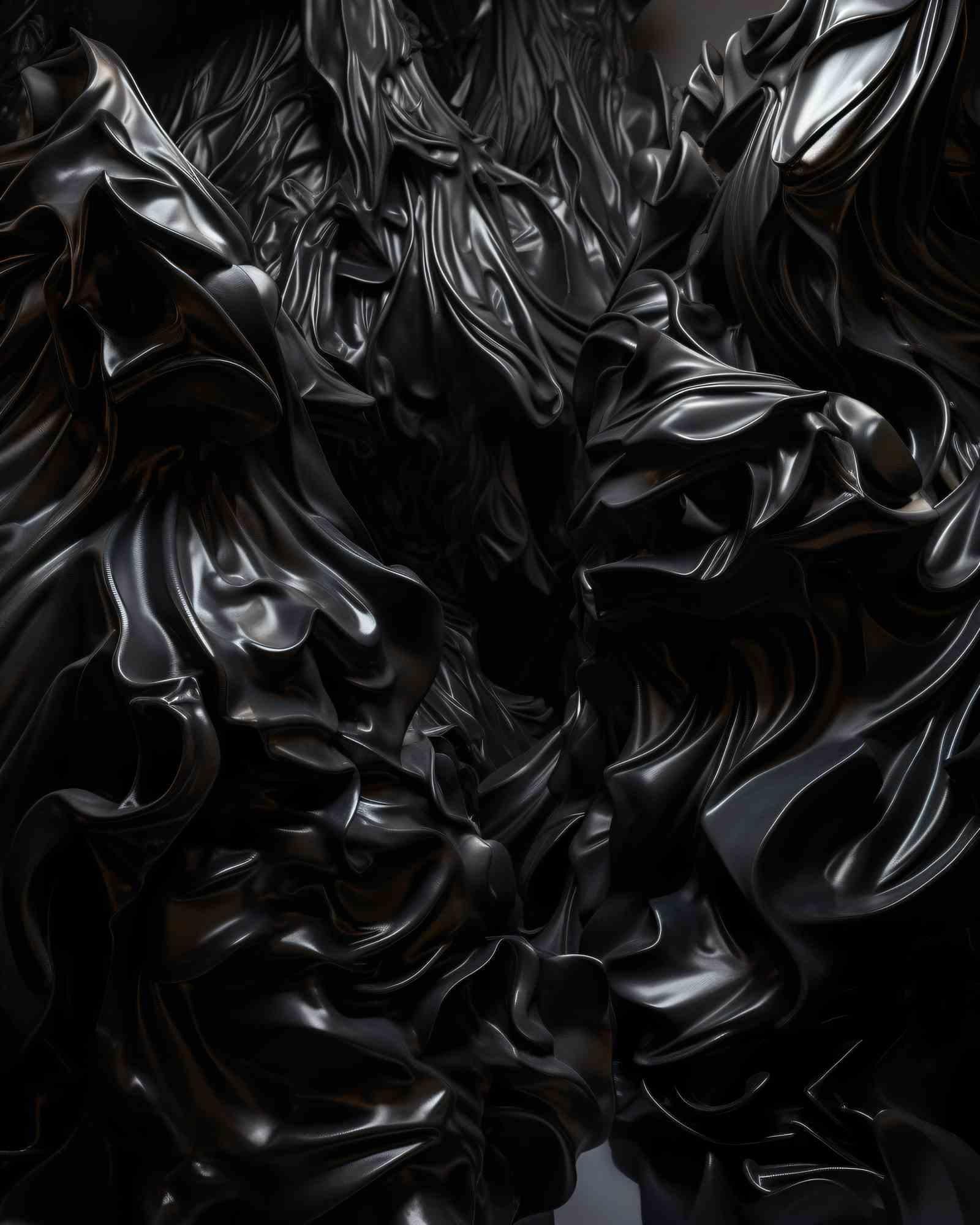 Liquid Chrome encapsulates a fusion of elegance and futurism, where liquid and chrome unite in a contemporary embrace. The canvas becomes a reflective dance, with chrome's sheen transforming into a liquid reverie. Reflections amplify the portrayal,