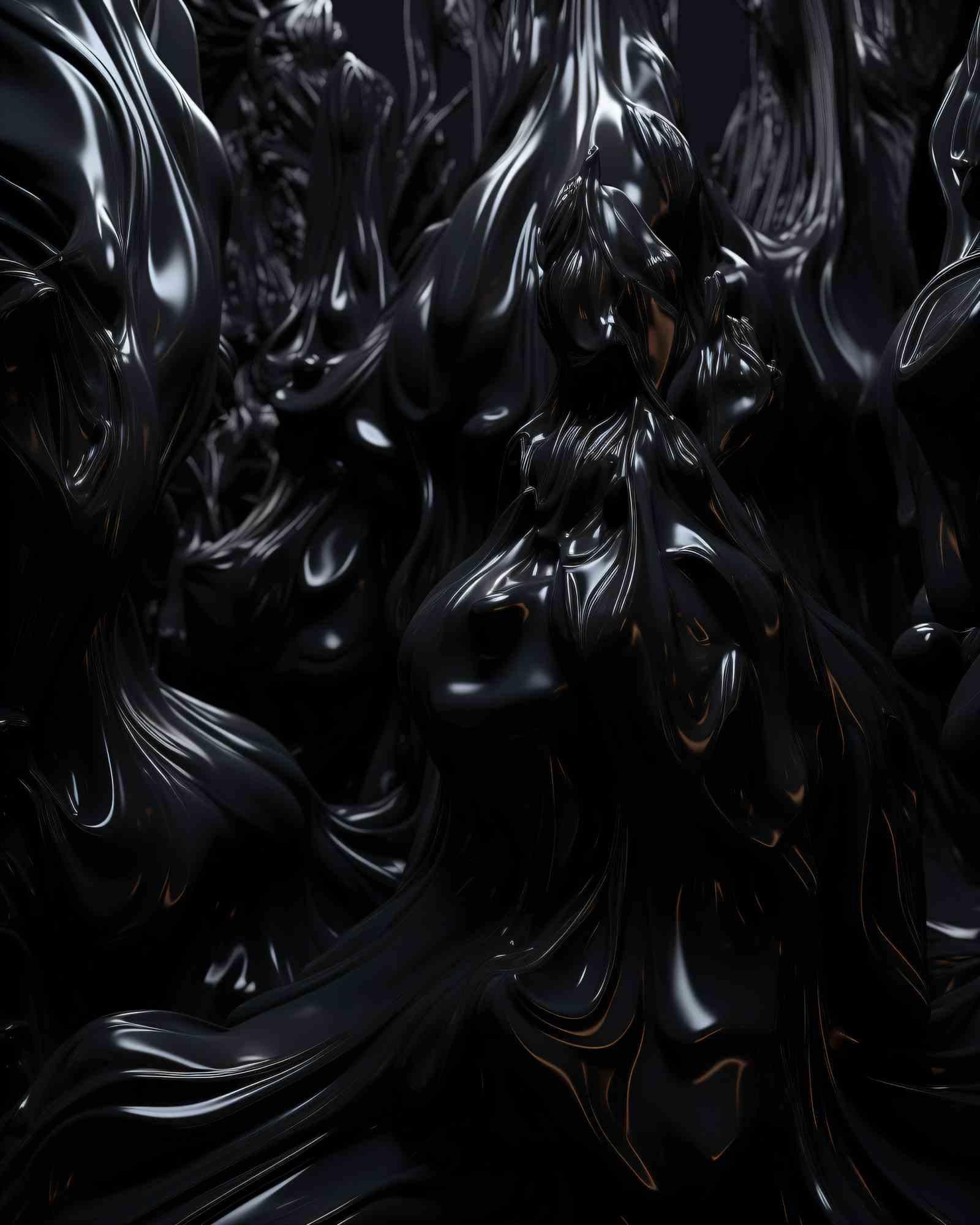 Shimmering Nexus - Digital Print by Kevin Abanto - 2023