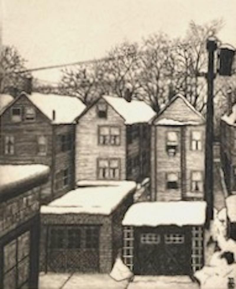 Kevin B. O'Callahan, (Backyard with Snow) (Rochester, NY?) For Sale 1