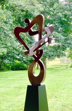 "Angel" by Kevin Barrett, Unique Bronze Abstract Metal Sculpture