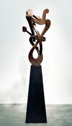 "Angel" by Kevin Barrett, Unique Bronze Abstract Metal Sculpture