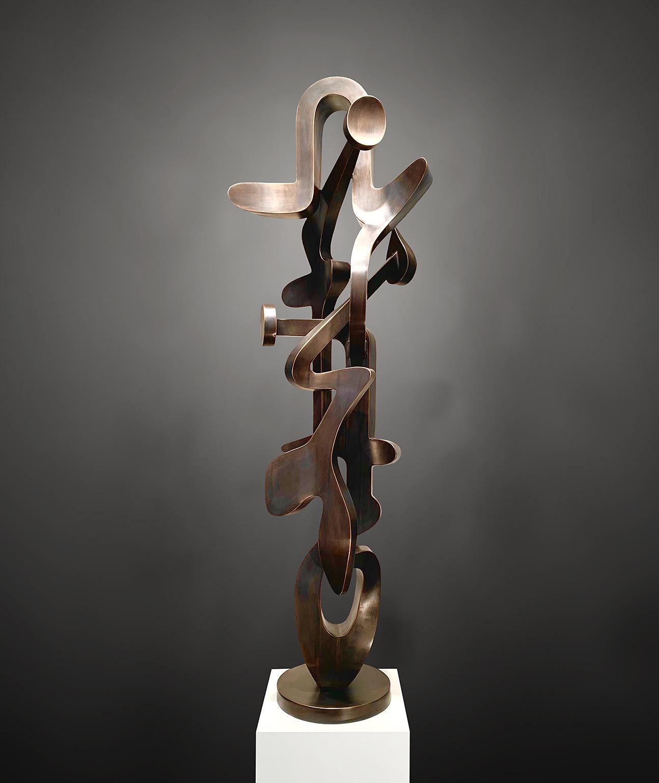 "Bix" par Kevin Barrett
Sculpture en bronze

Kevin Barrett est connu pour créer des sculptures et des reliefs muraux uniques, rythmiques et abstraits pour l'intérieur et l'extérieur.

Organic Bronze Metal Sculpture, Indoor, Outdoor, Abstract,