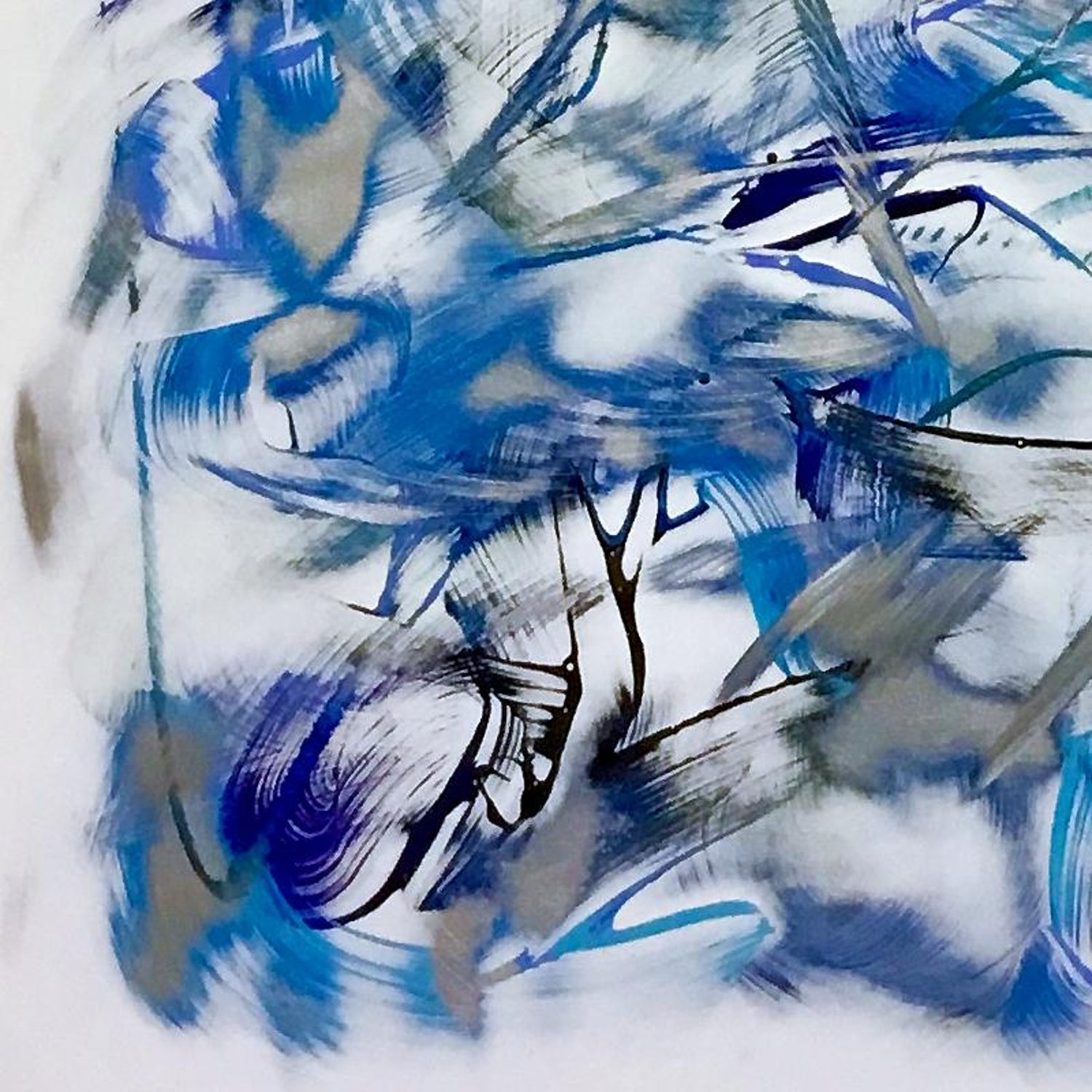 Kevin Barrett Bluejay Kevin Barrett Abstract Wall Relief