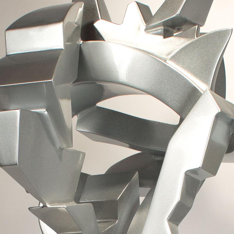 metal abstract sculpture
