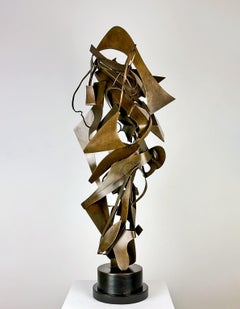 "Geisha" by Kevin Barrett, Unique Bronze Abstract Metal Sculpture