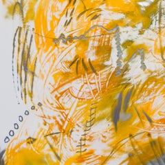 "Mellow II", Abstract, Acrylic Painting on Aluminum Panel by Kevin Barrett