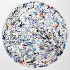 "Moonrise", Kevin Barrett, Abstract Wall Relief Sculpture in Painted Aluminum