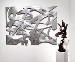 "Naj" Edition 7, Abstract, Bronze Metal Tabletop Sculpture