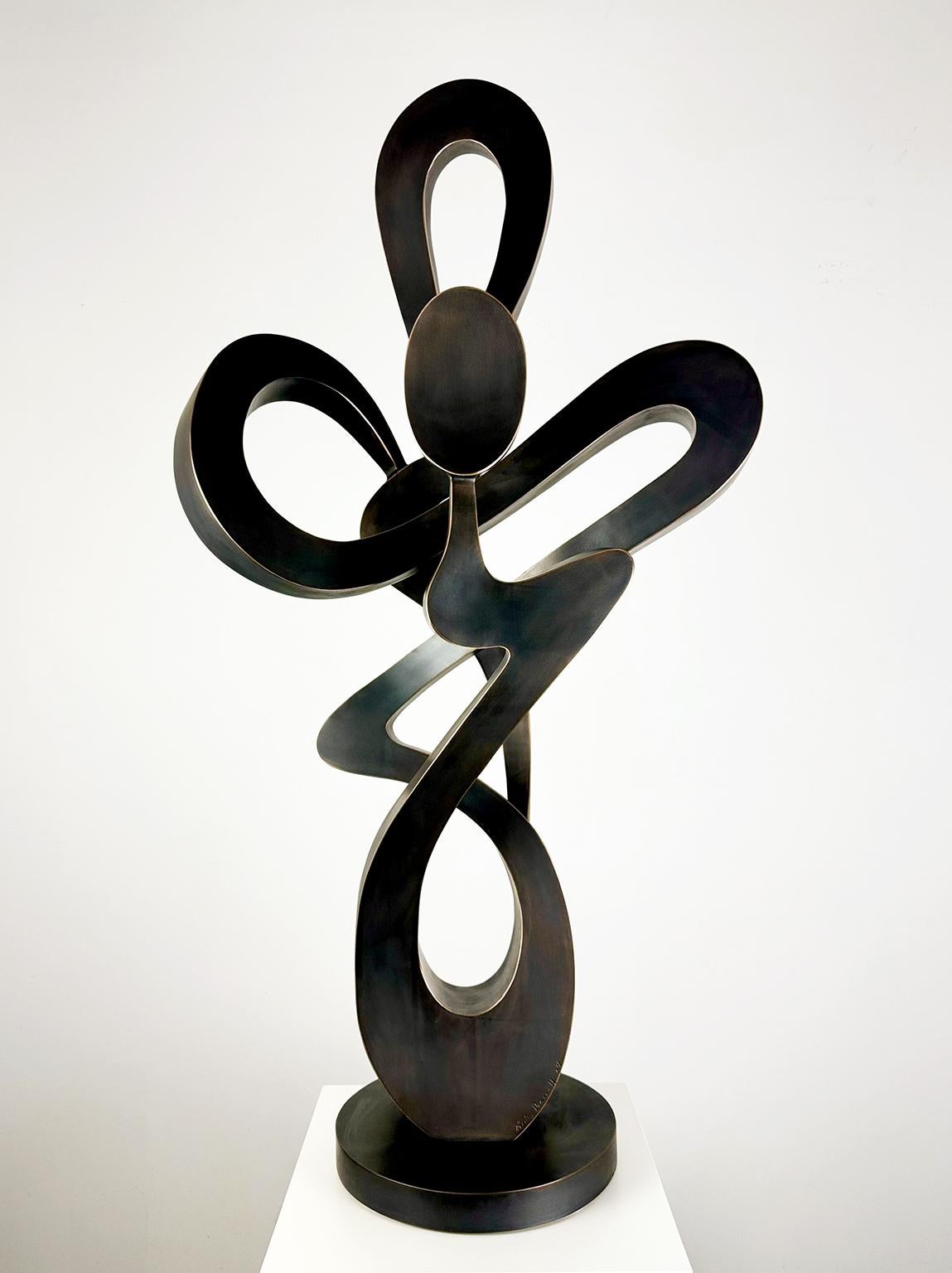 "Rhapsody" by Kevin Barrett
Bronze indoor/outdoor sculpture

Kevin Barrett is noted for creating unique, rhythmic, abstract indoor and outdoor sculpture and wall reliefs.

Bronze Metal, Indoor, Outdoor, Abstract Expressionism, Figurative
