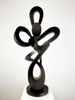 "Rhapsody" by Kevin Barrett, Unique Abstract Metal Sculpture in Bronze