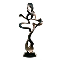 "T. Shorty" by Kevin Barrett, Unique Bronze Abstract Metal Sculpture