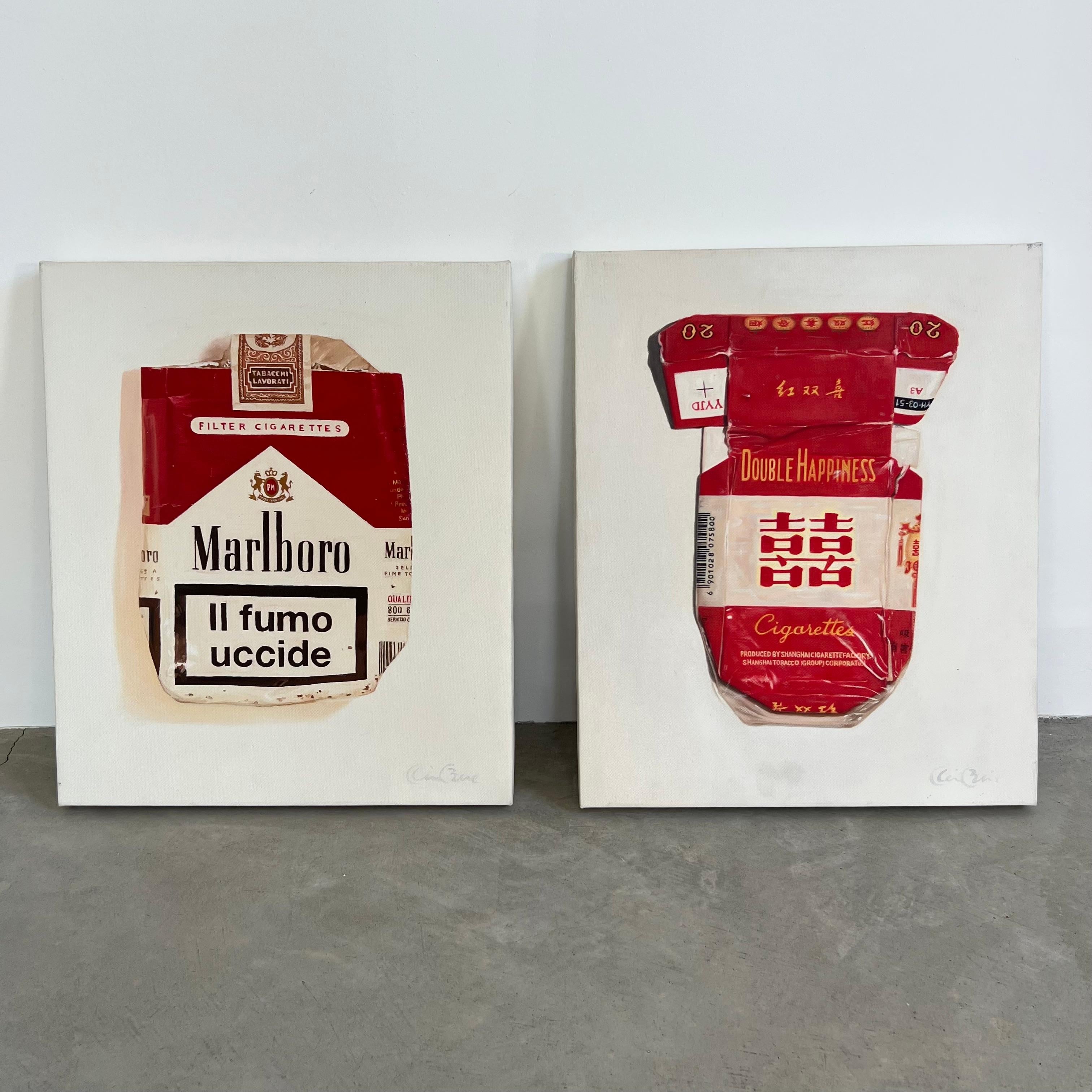 Kevin Berlin Original 'Marlboro Cigarettes' Painting, USA 2010 5