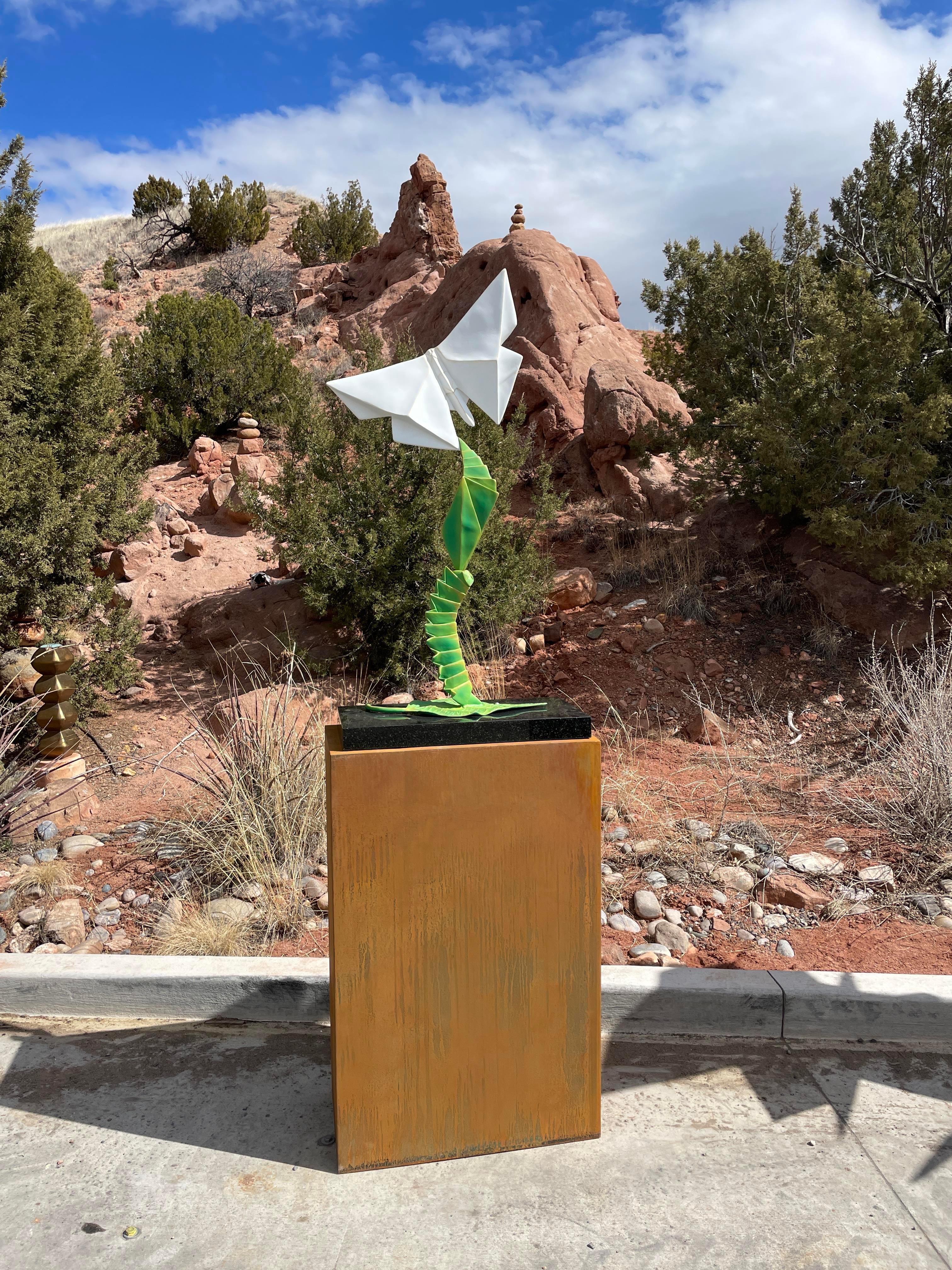 	 Emerging Peace 4/12- garden size - Sculpture by Kevin Box