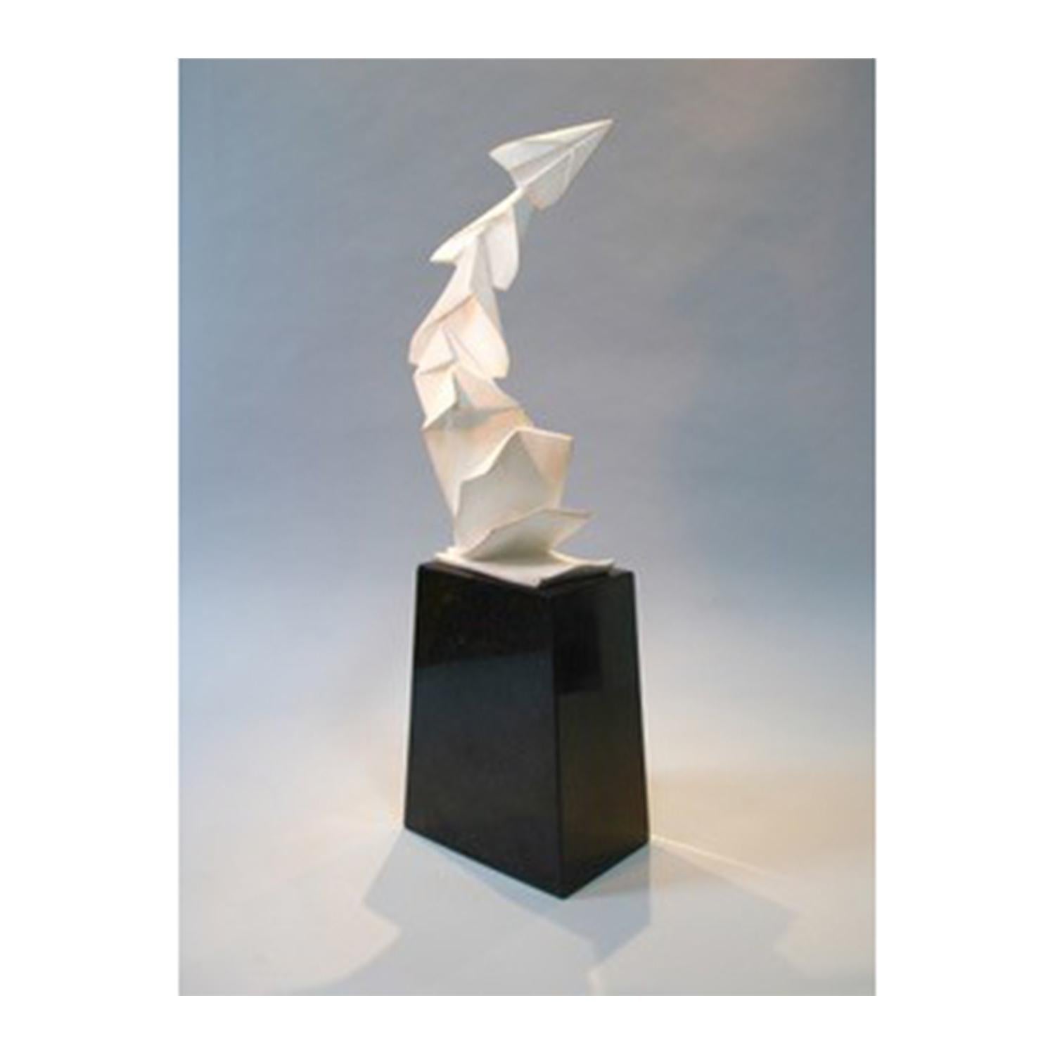 Kevin Box Figurative Sculpture - Folding Planes (Maquette) 23/50