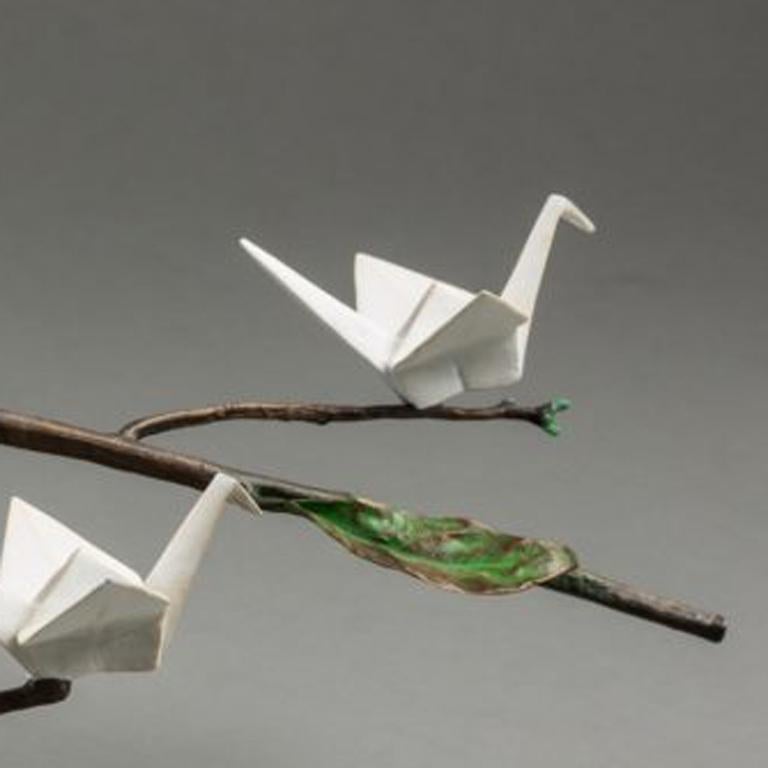 Gathering Peace (Maquette) 33/50 - Sculpture by Kevin Box