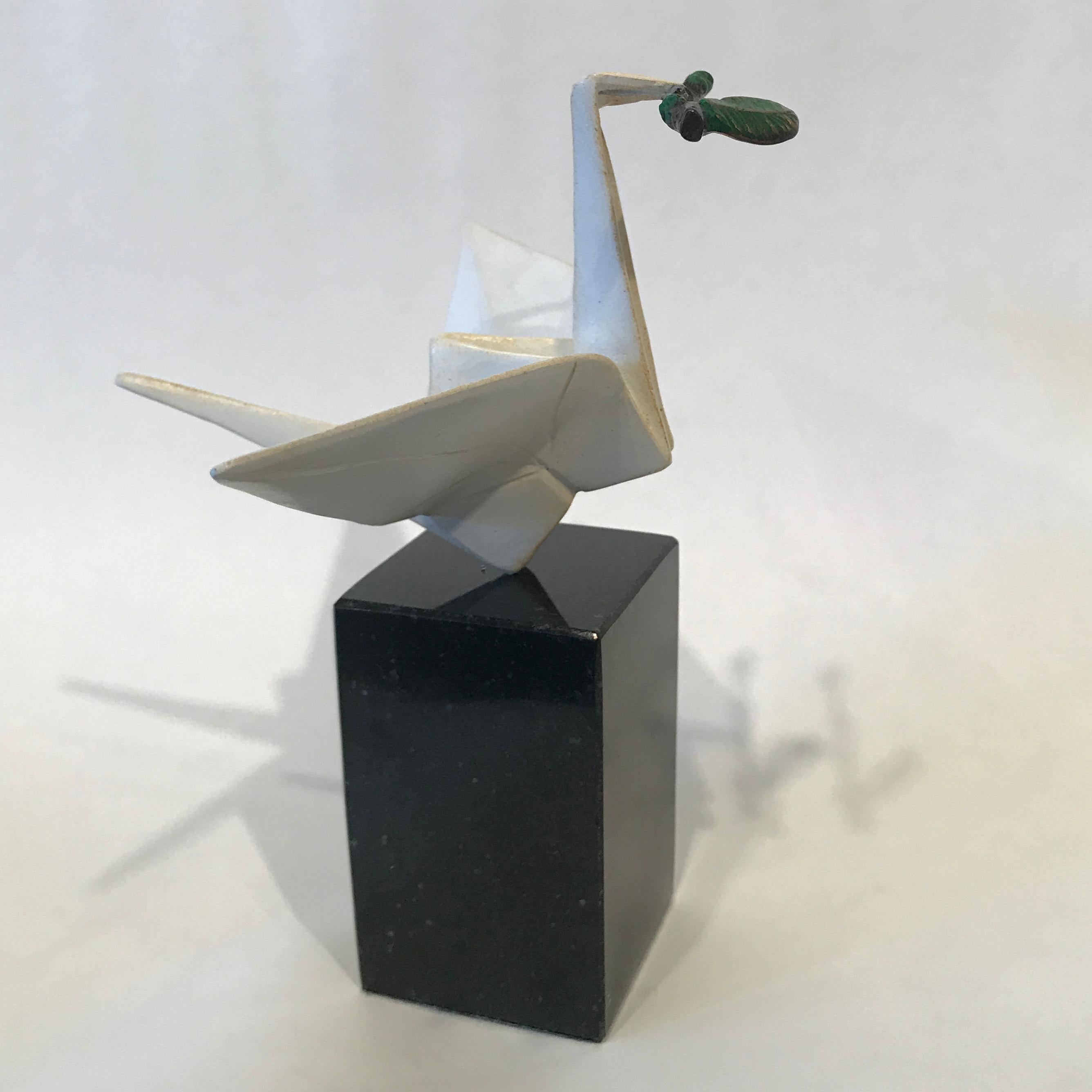 Kevin Box Figurative Sculpture - Peace Crane