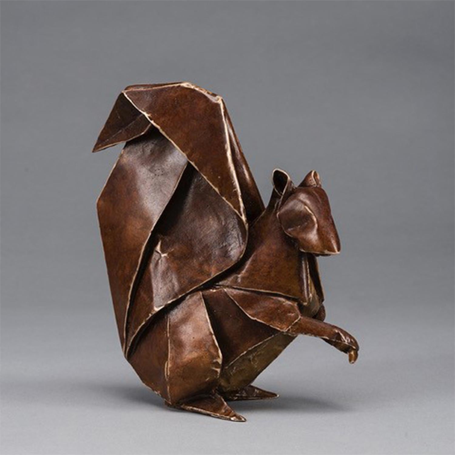Kevin Box Figurative Sculpture - Seed Sower (Brown) 18/50