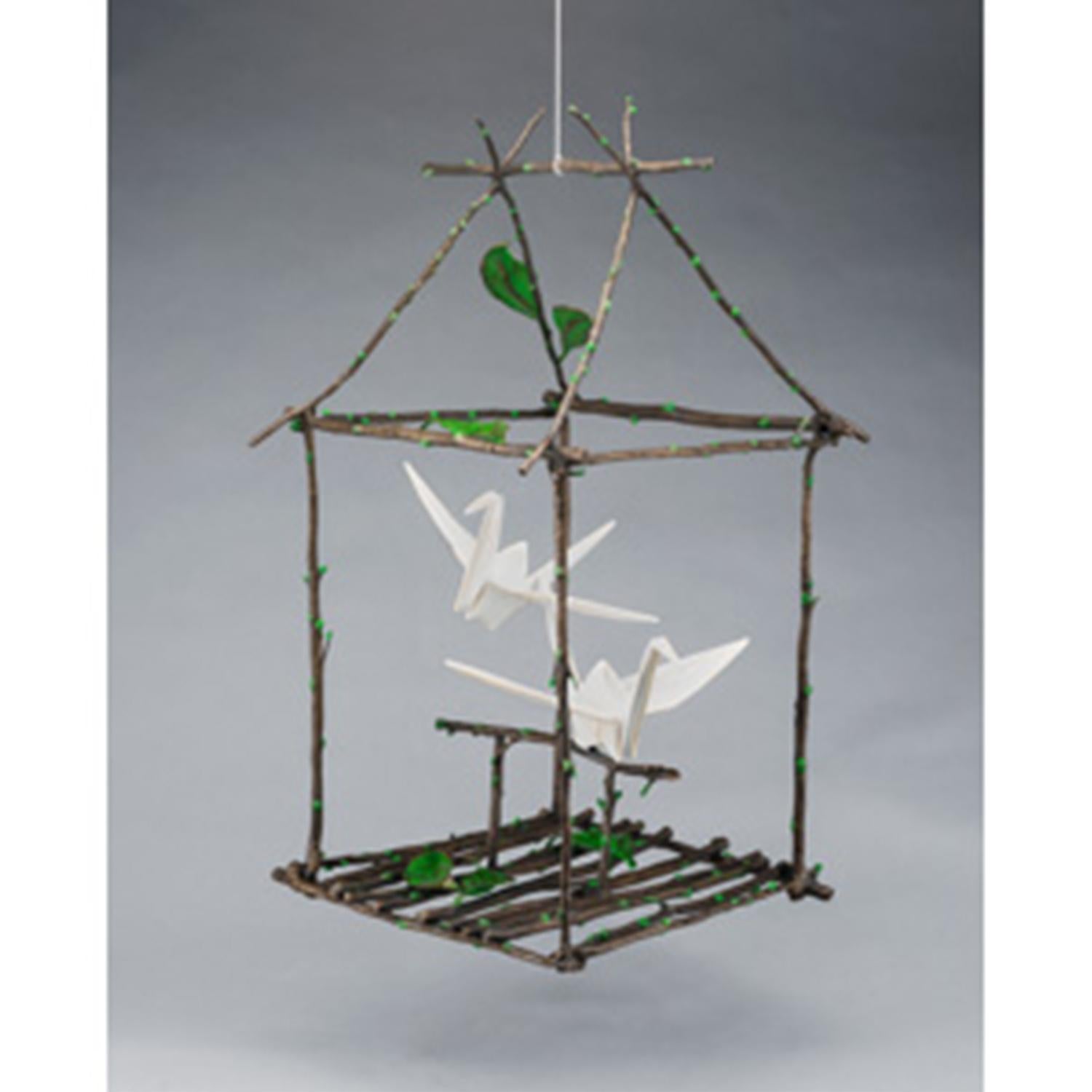Kevin Box Figurative Sculpture - Spirit House (Small - Hanging) Ed. 9/24