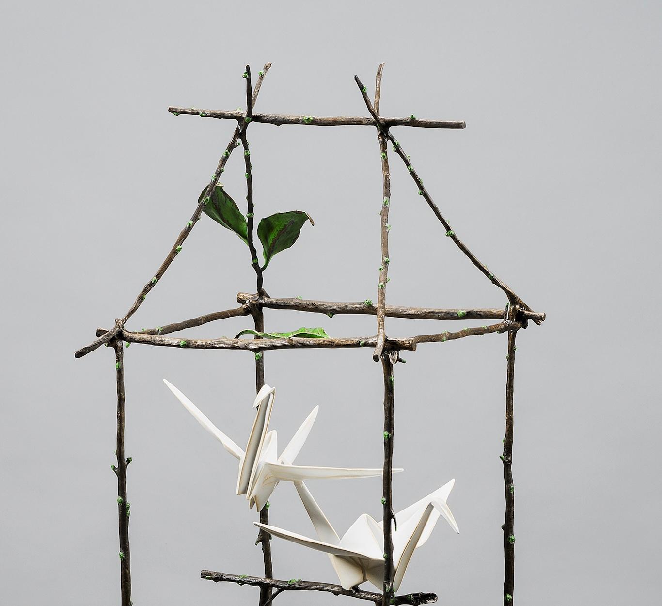 Casa degli Spiriti (Piccolo in piedi) 8/12 - Sculpture di Kevin Box