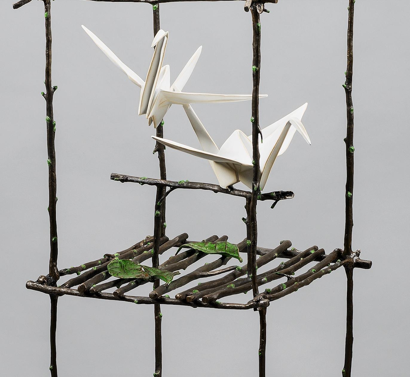 Casa degli Spiriti (Piccolo in piedi) 8/12 - Sculpture Contemporaneo di Kevin Box