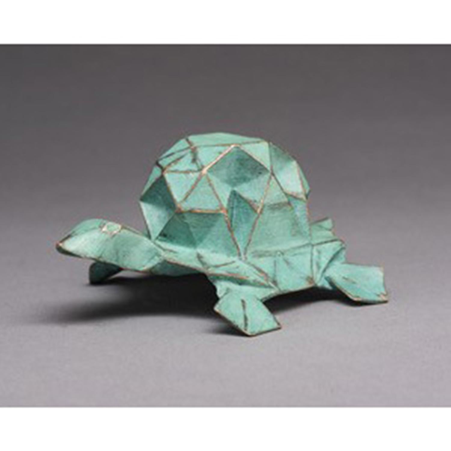 Kevin Box Figurative Sculpture - Star Tortoise 3D AP