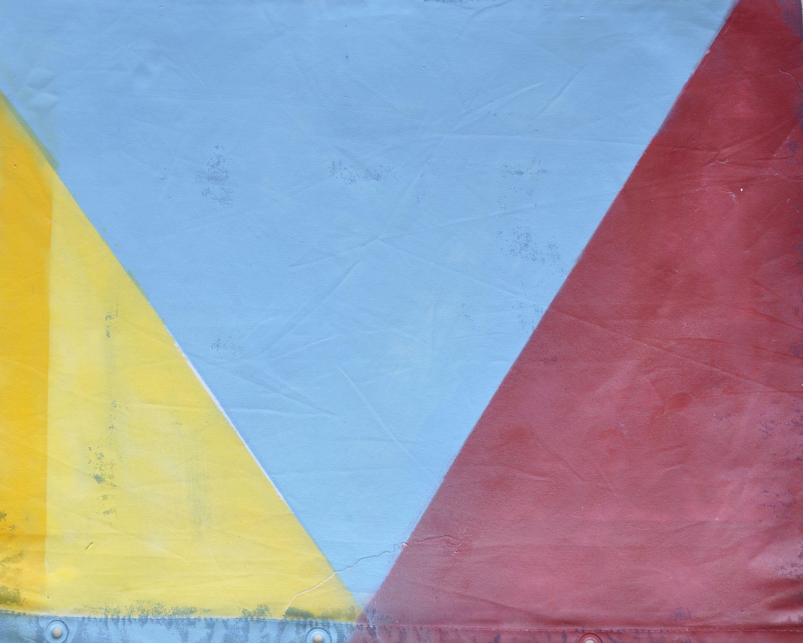 Abstract Painting di Kevin Brewerton - Tutti i tipi di angoli, Pittura, Olio su tela