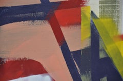 Breaking-within-Abstract No.1, Painting, Acrylic on Wood Panel