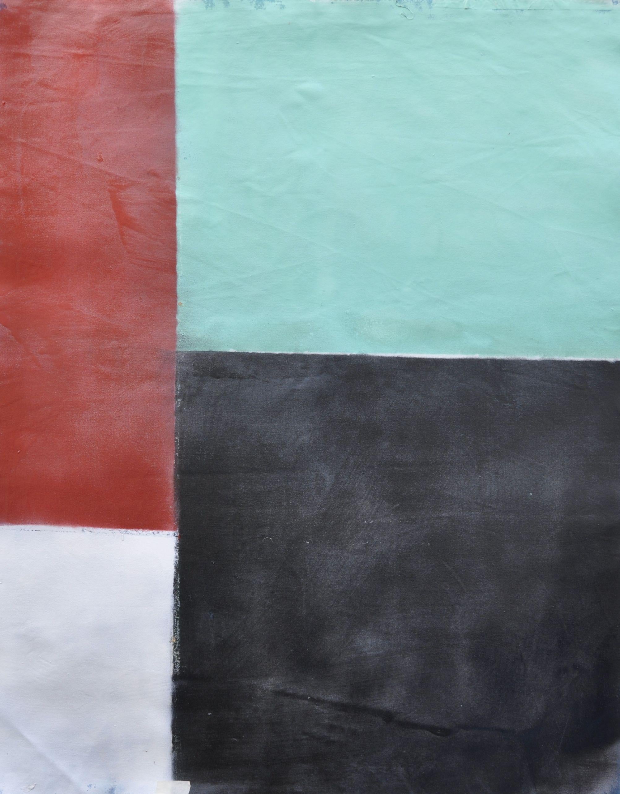 Abstract Painting di Kevin Brewerton - Greene & Greene, Pittura, Olio su tela