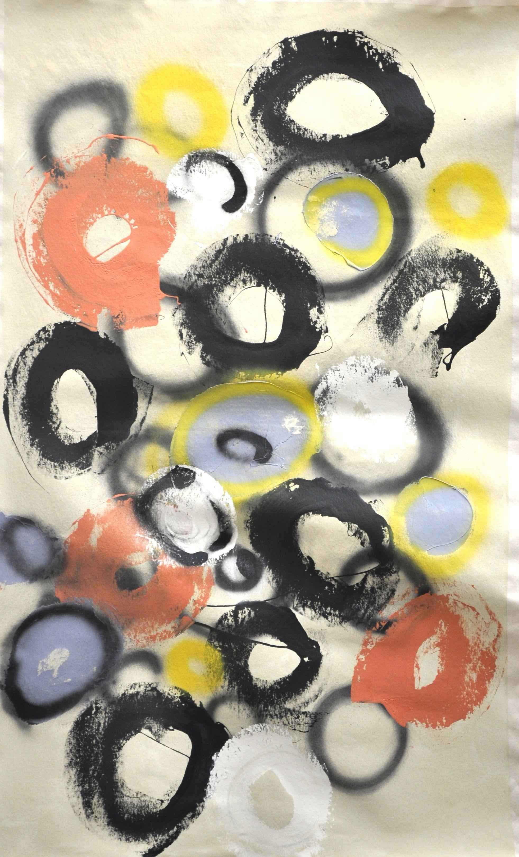 Abstract Painting di Kevin Brewerton - Anima idraulica, Pittura, Acrilico su tela