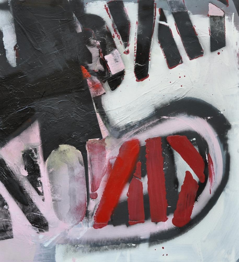 Karma, Pittura, Olio su pannello MDF - Painting di Kevin Brewerton