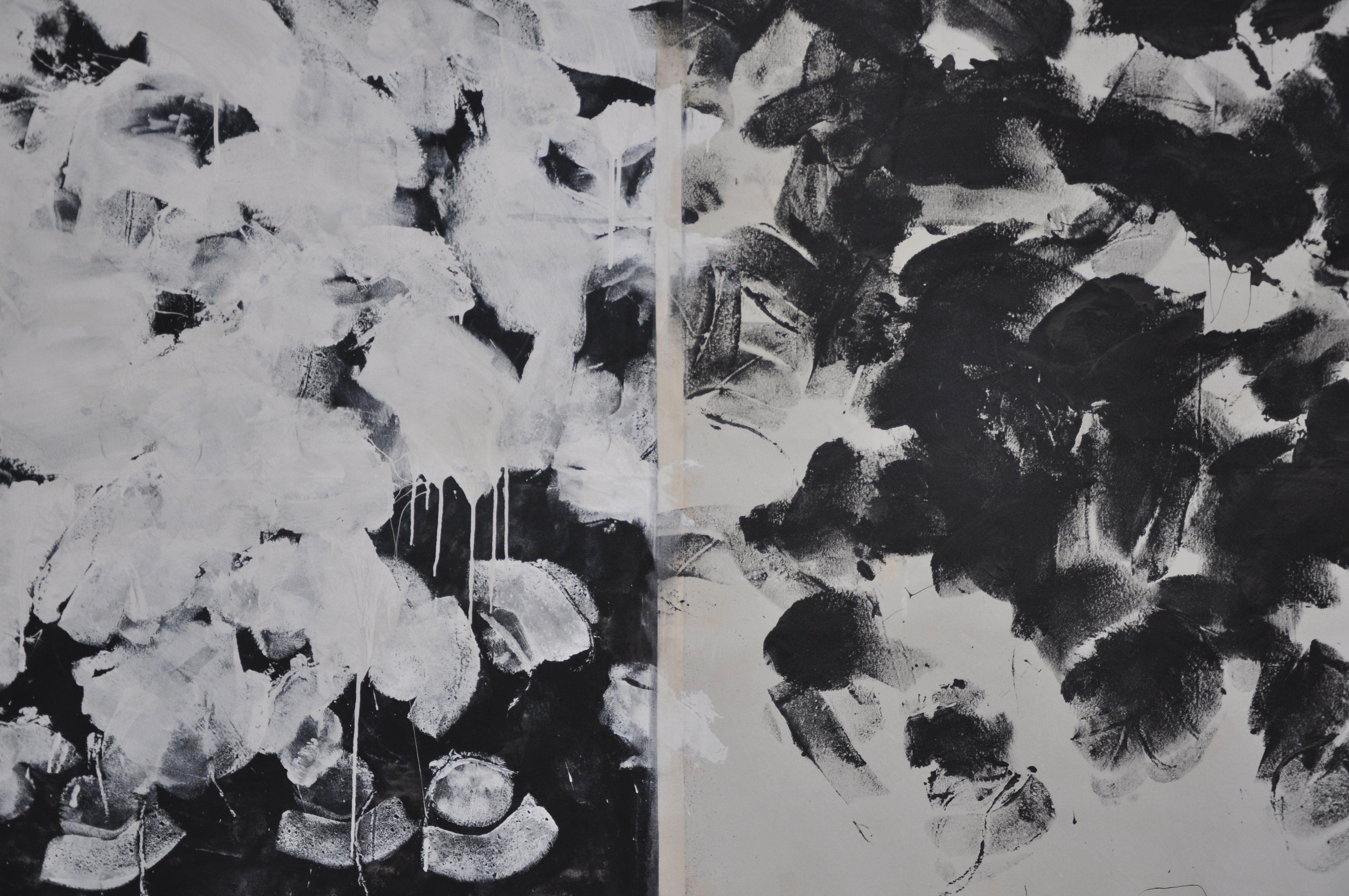 Wie ein Schmetterling, Gemälde, Acryl auf Leinwand – Painting von Kevin Brewerton