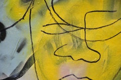 Mudra Man, Gemälde, Acryl auf Leinwand