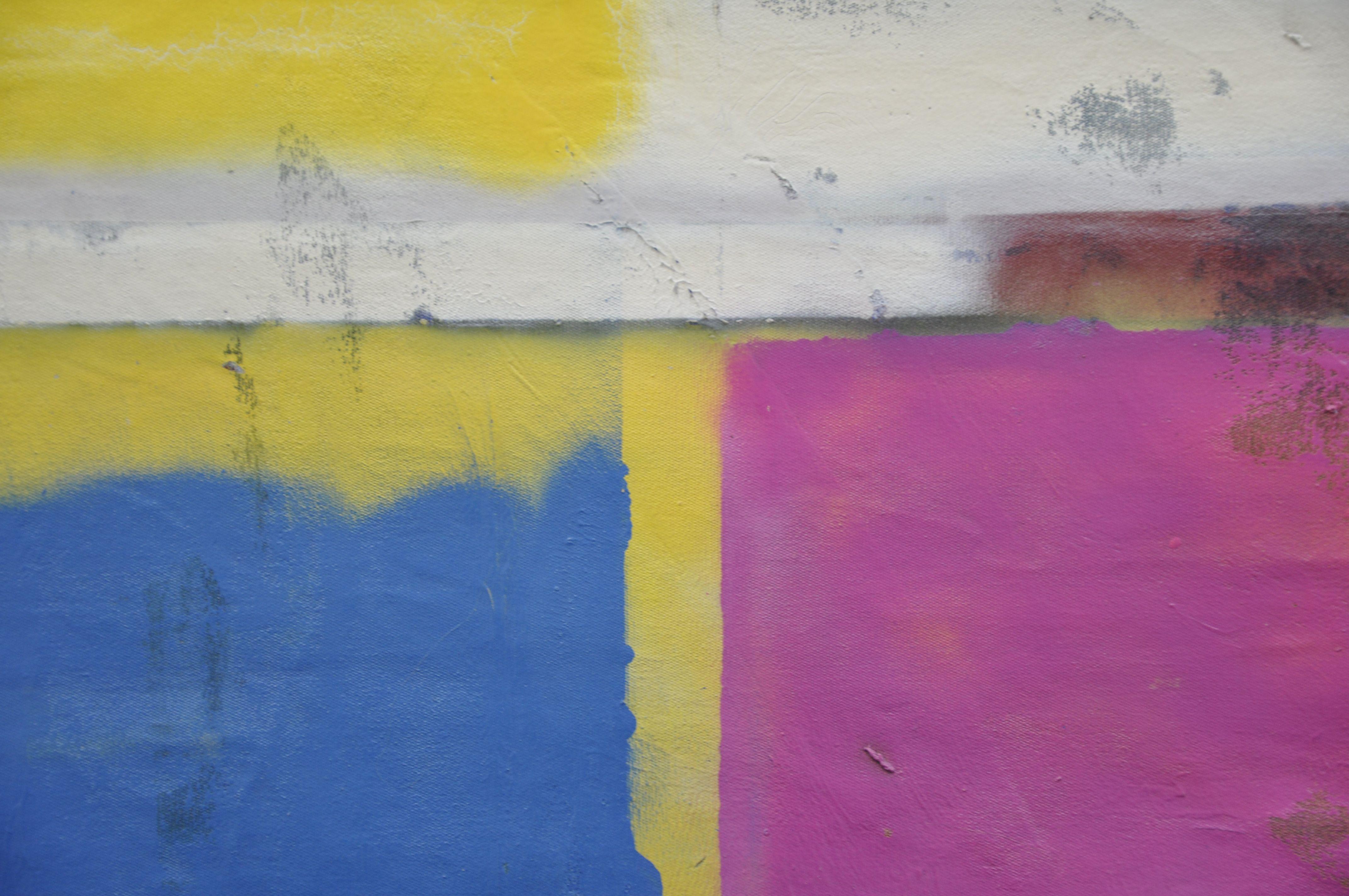 Rosa, Pittura, Olio su tela - Painting di Kevin Brewerton