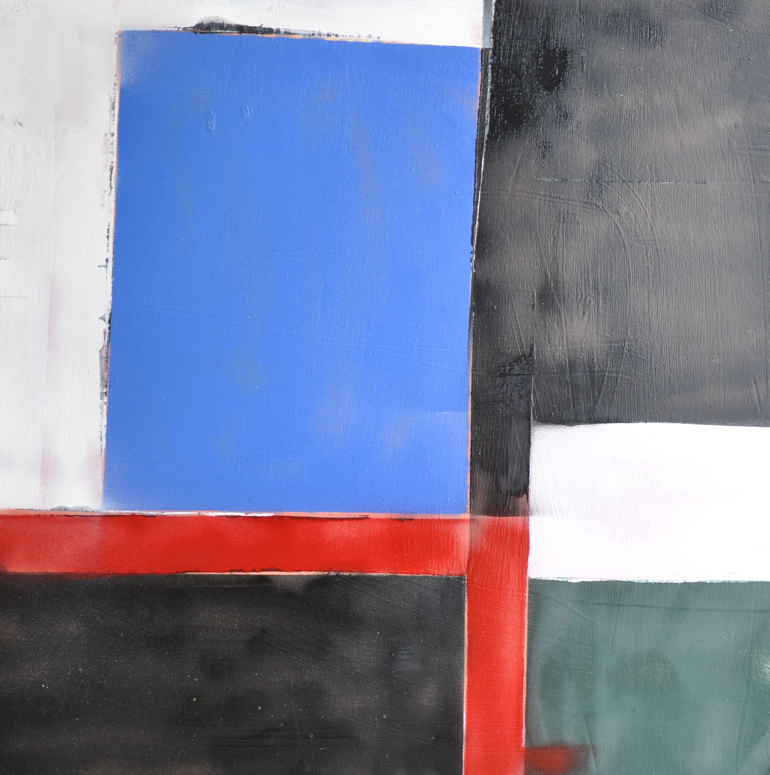 Rotation à gauche, peinture, huile sur panneau de bois