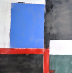 Rotation à gauche, peinture, huile sur panneau de bois
