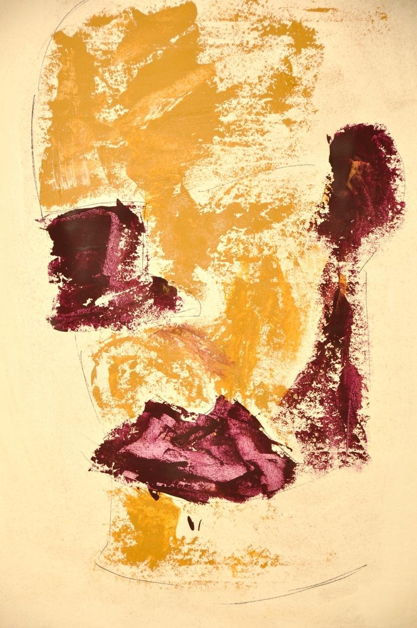 Abstract Painting de Kevin Brewerton - El Boxeador, Pintura, Acrílico sobre Otro