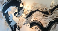 'Deep Blue Swirl' & 'Turquoise Waters' by Kevin Burton