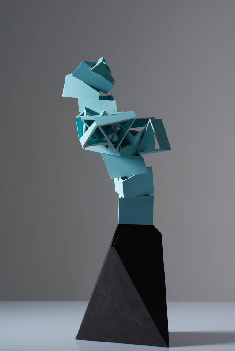 Kevin Callaghan - Turquoise Dream Roads - Abstract Ceramic Geometric ...