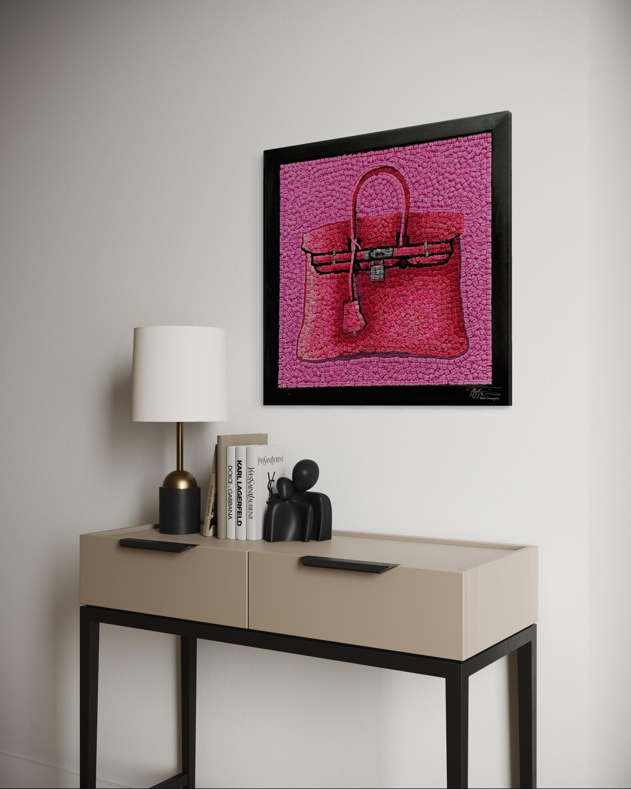 KEVIN CHAMPENY - Mosaïque H Tribute, Pink en vente 3