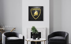 Mosaico en técnica mixta en homenaje a Lamborghini