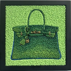 Kevin Champeny - Carried Away: Green, Wall Sculpture