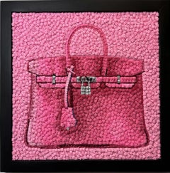 Kevin Champeny - Carried Away: Pink, Wall Sculpture