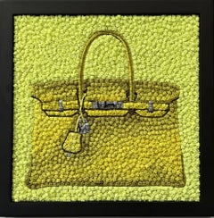 Kevin Champeny - Carried Away: Yellow, Wall Sculpture