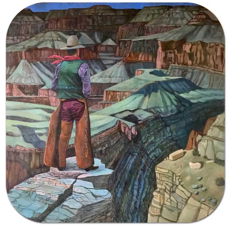 Kevin Chupik Landscape Painting - Inner Canyon