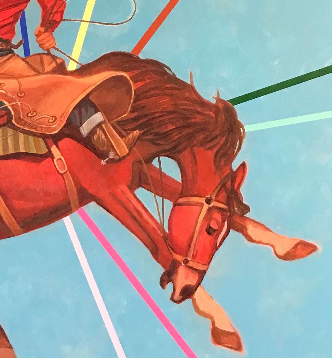 Rodeo King - Pop Art Painting by Kevin Chupik