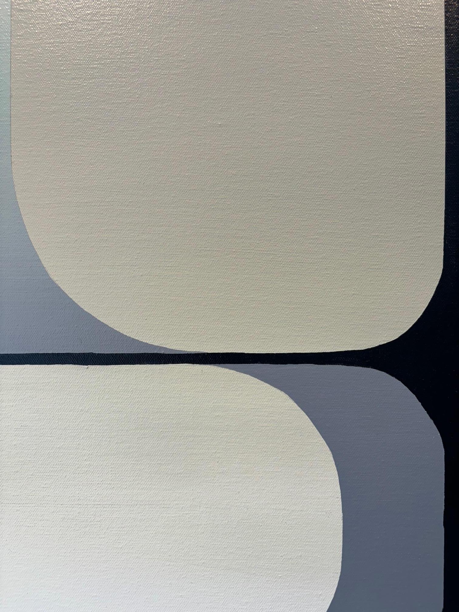 Rising - arte abstracto original - pintura acrílica geométrica - obra de arte contemporánea - Painting Geométrico abstracto de Kevin Cross