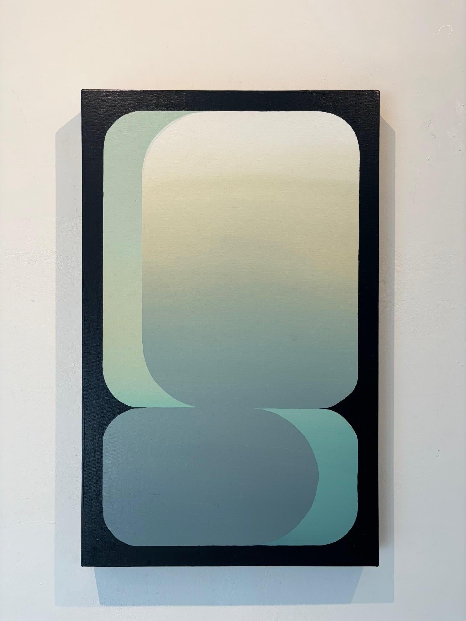 Entorno-pintura acrílica geométrica-arte abstracto original-obra de arte contemporánea - Art Geométrico abstracto de Kevin Cross