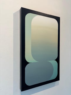 Setting-geometrische Acrylmalerei-originale abstrakte Kunst-zeitgenössisches Kunstwerk