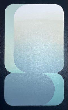 Ambientazione-pittura acrilica geometrica-arte astratta originale-opera d'arte contemporanea